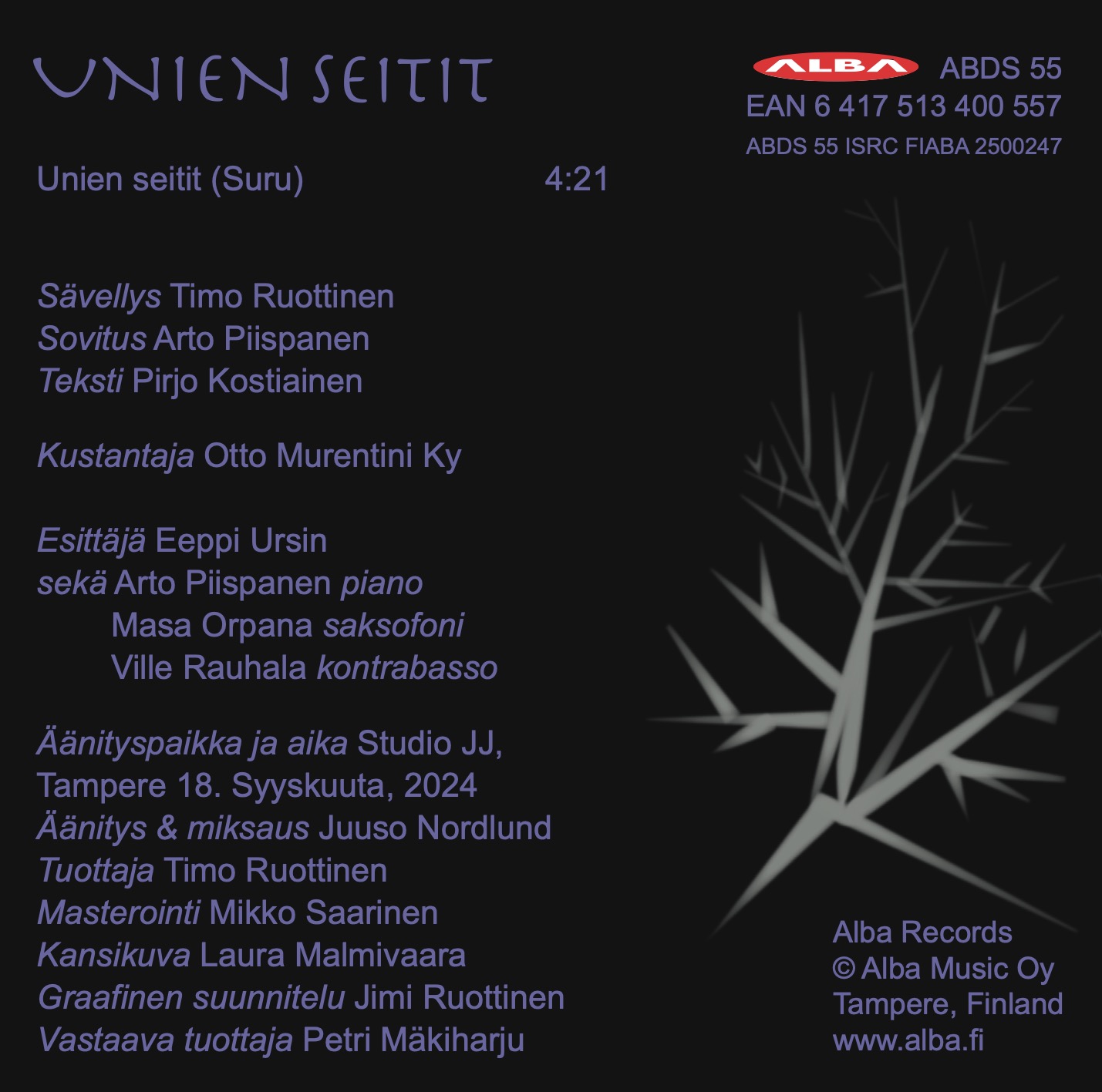 ABDS 55 – Unien seitit -digisingle - Image 2